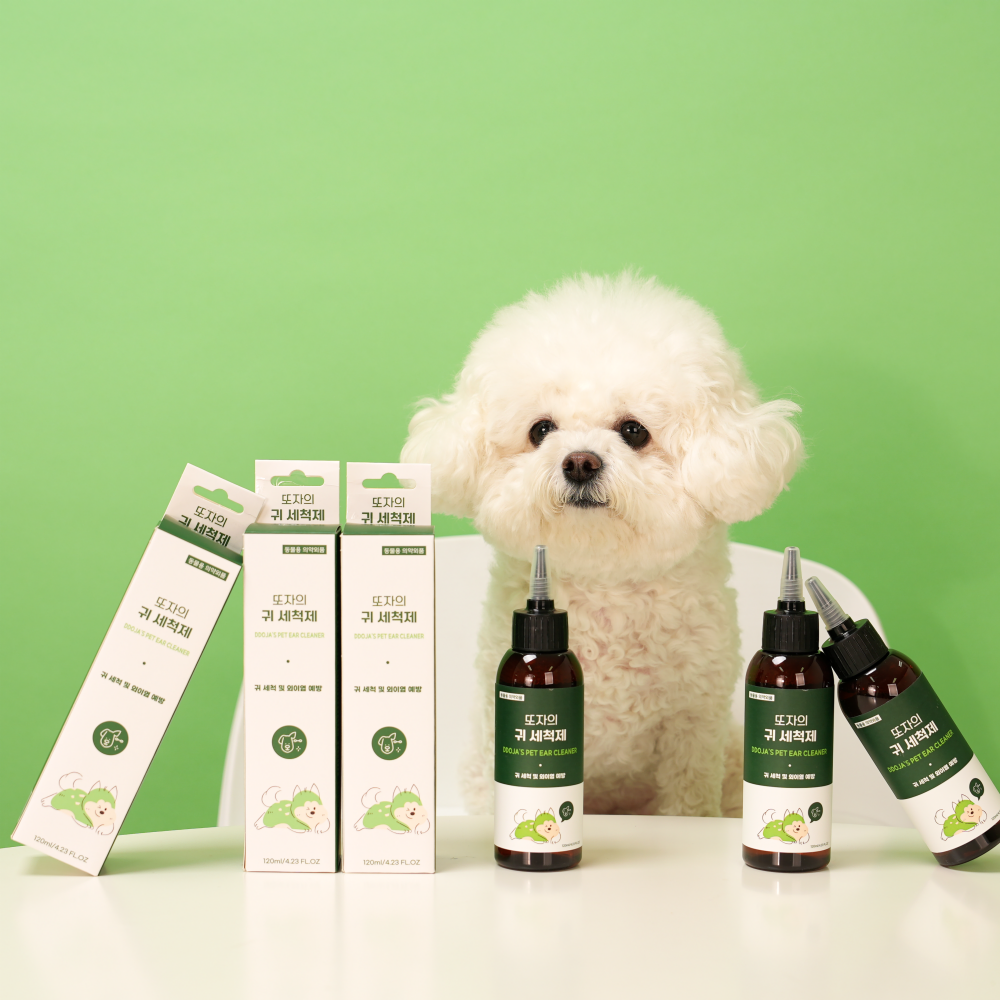 1+1 또자 강아지 귀세정제  저자극 이어클리너 120ml, 1개 이미지 3