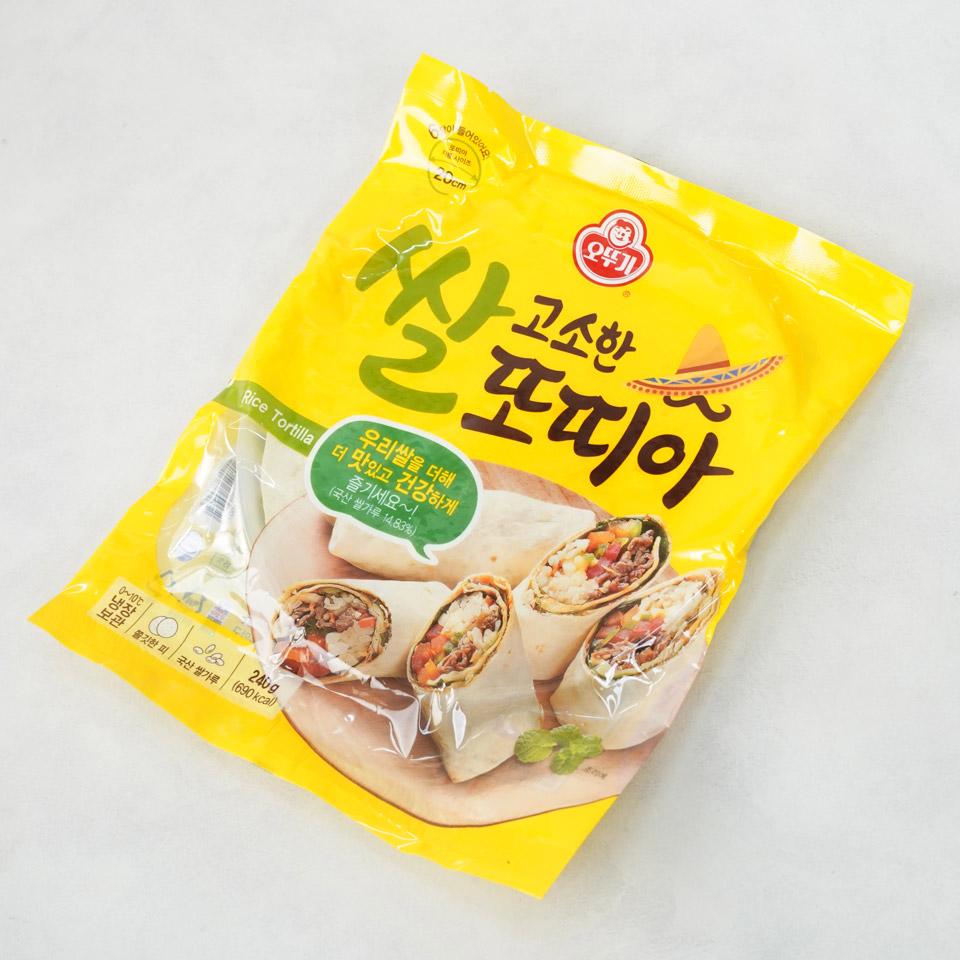 메가마트 오뚜기 고소한 쌀 또띠아 240g - 상세 이미지 2