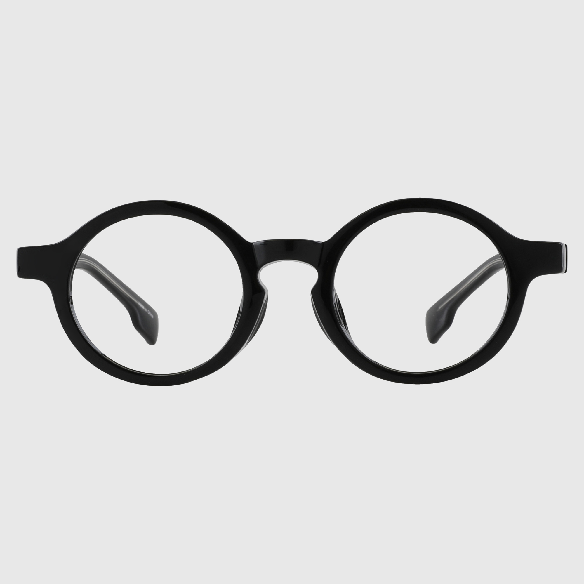 긱시크안경 블루라이트차단 두꺼운 정원형 호피 뿔테 고도근시 돋보기