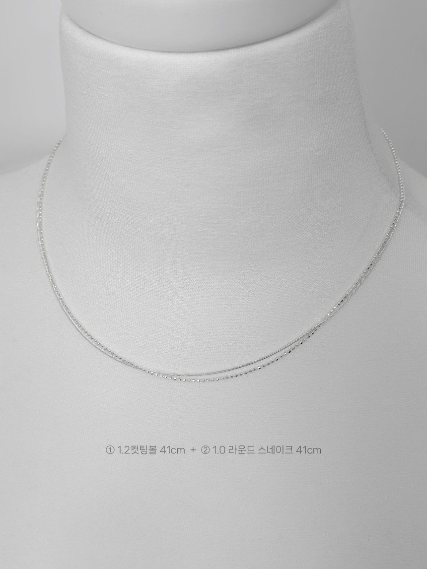 [베이직아이템✨]실버 925 베이직 레이어드 체인목걸이 모음 상세 이미지 15