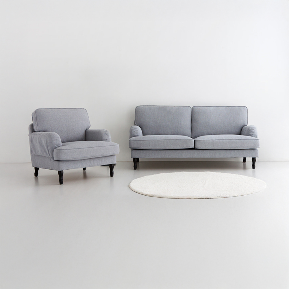 JEEIN 1인소파 다크그레이 0075.6482, 1인용