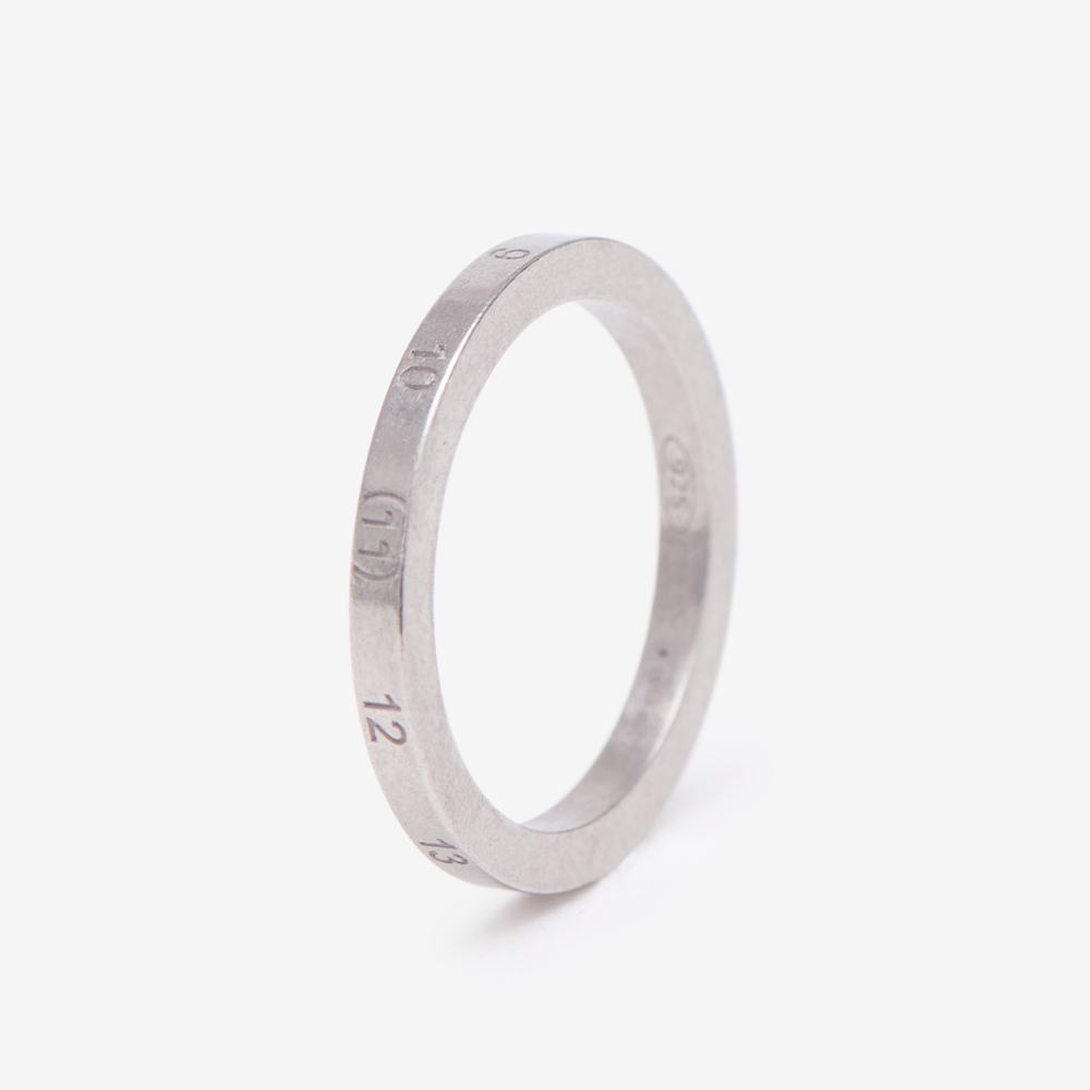 메종 마르지엘라 뉴메리컬링 넘버링 2mm SI8UQ0002SV0129951 마르지엘라 반지 남녀공용 커플링 - 상세 이미지 3