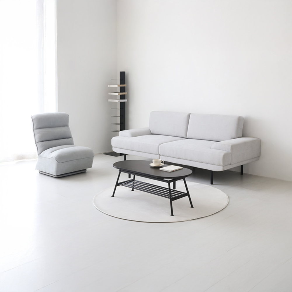 니스코 3인 소파 F749S02 라이트그레이 8575.8323 이미지 8