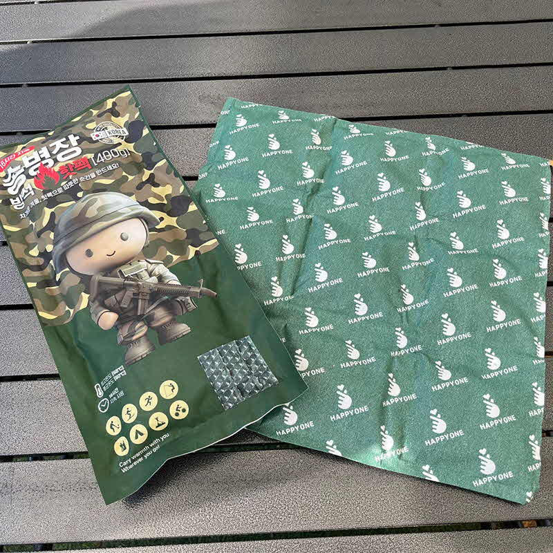 방석핫팩을 다양한 용도로 활용하는 콜라주 이미지