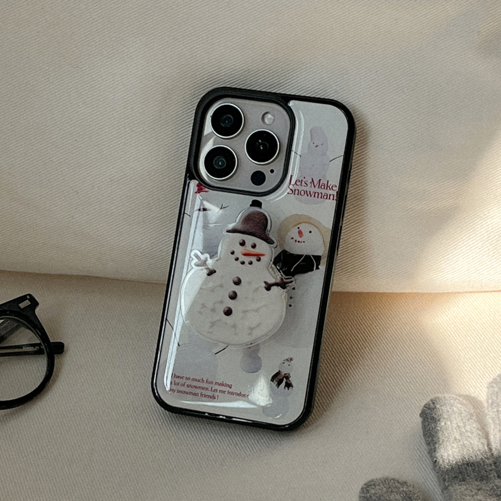 make snowman 아이폰 갤럭시 에폭시 범퍼 케이스 - 상세 이미지 2