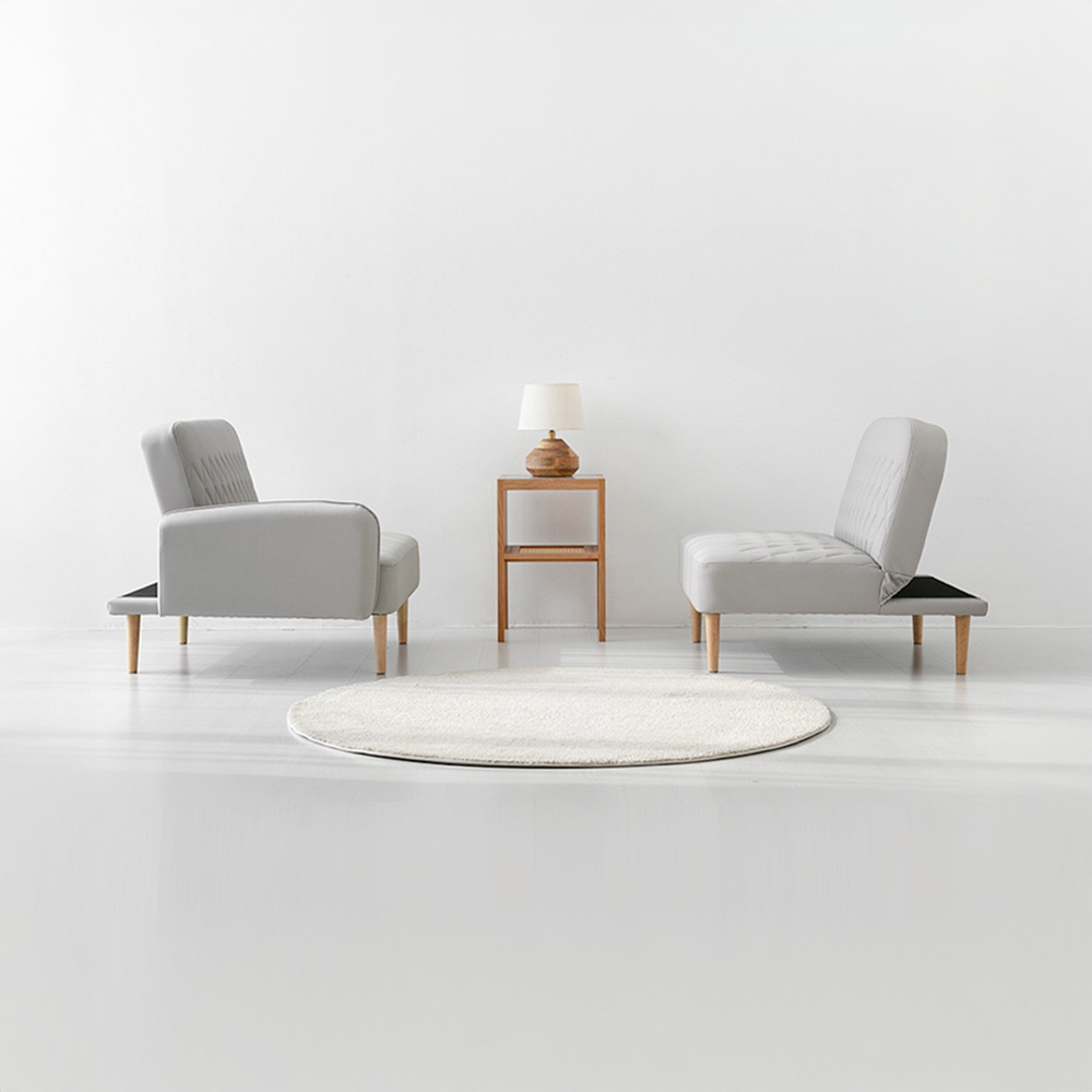 오띠모 3인 멀티 메모리폼 소파베드 독립형 BC430 라이트그레이 8656.1517