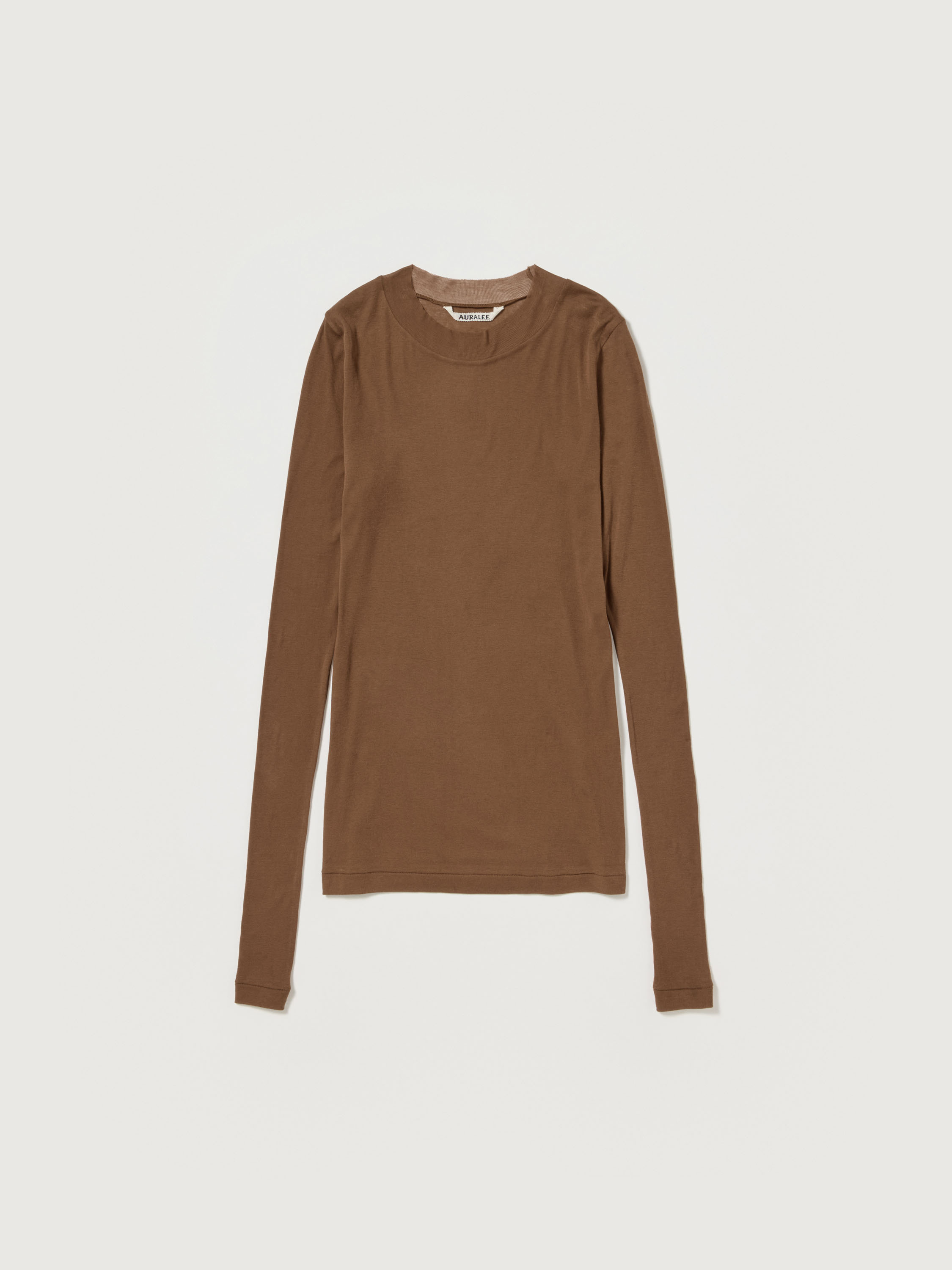 오라리 SUPER HIGH GAUGE SHEER RIB L/S TEE 여성 티셔츠 4컬러 - 상세 이미지 4