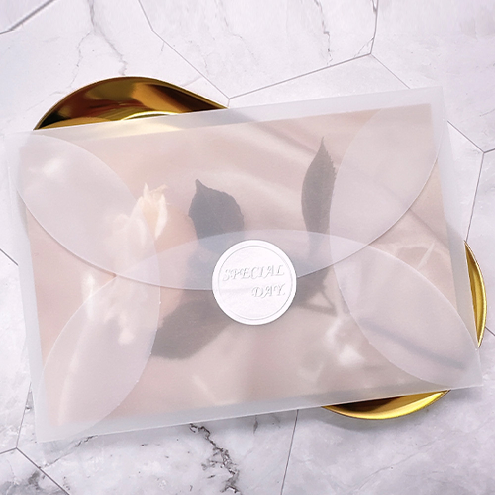 반투명 트레싱지 엽서 트레이싱 셀프 비접착 청첩장 봉투 S 실사용 후기 | 효과 있을까? - 대표 이미지