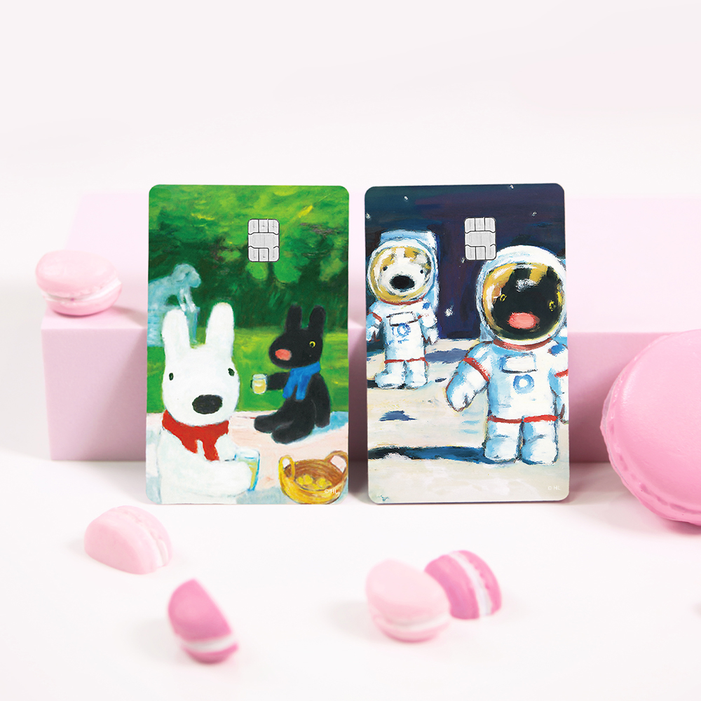 가스파드와리사 카드스티커 1+1 신용 체크 교통 꾸미기 이미지 4