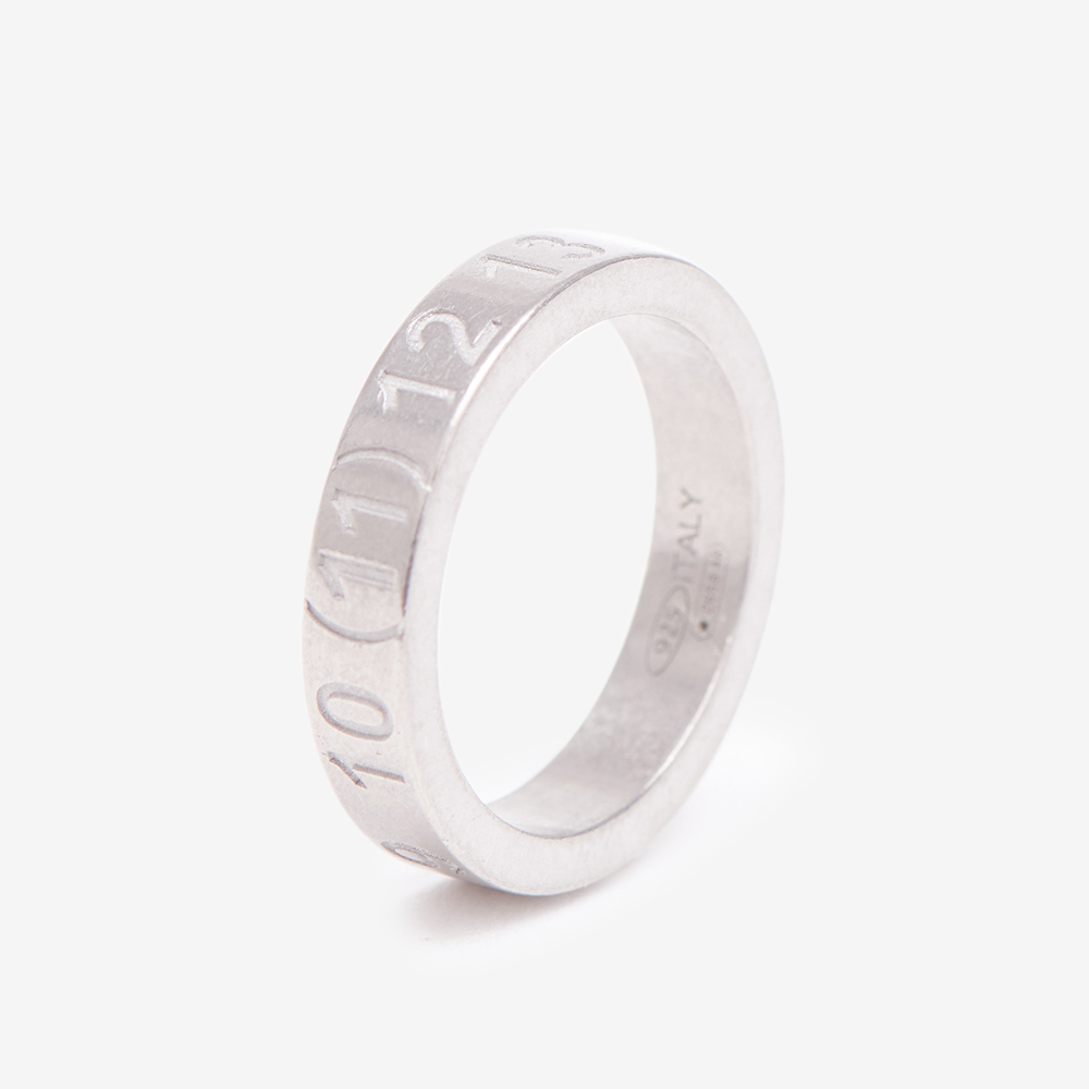 메종 마르지엘라 뉴메리컬링 넘버링 4mm SI8UQ0001SV0129951 마르지엘라 반지 남녀공용 커플링 - 상세 이미지 5