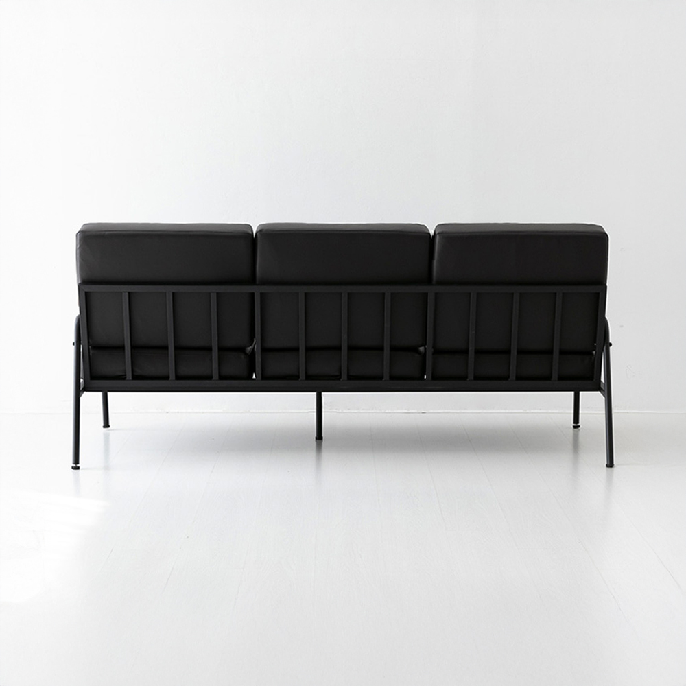 네르센 소파 3인 T323 블랙브라운 9465.2388