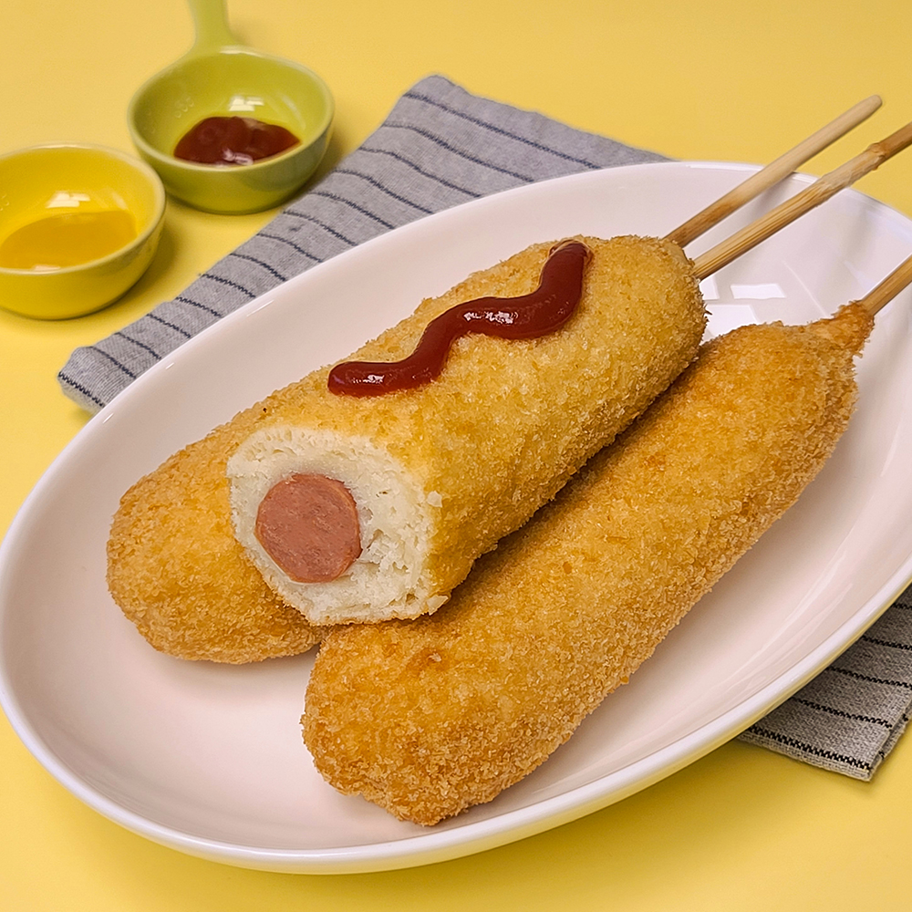 우리밀100% 델리 프리미엄 우리밀핫도그 130gx5개 650g 옛날핫도그 휴게소 아이간식 - 상세 이미지 3