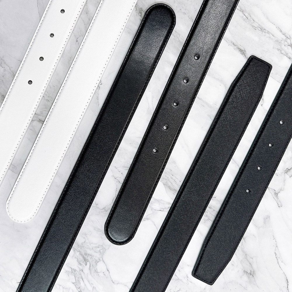 국산 플럼도트 폭33mm 교체용 소가죽벨트끈 허리띠