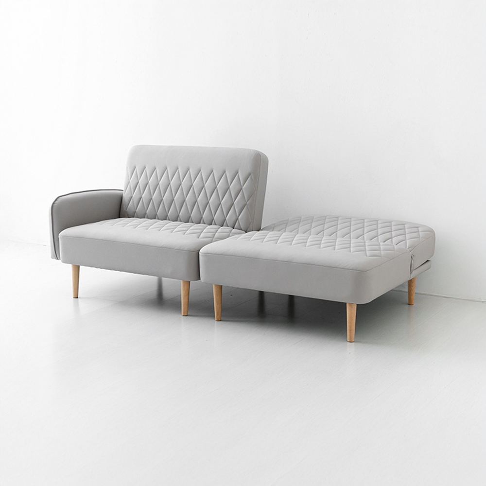 오띠모 3인 멀티 메모리폼 소파베드 독립형 BC430 라이트그레이 8656.1517