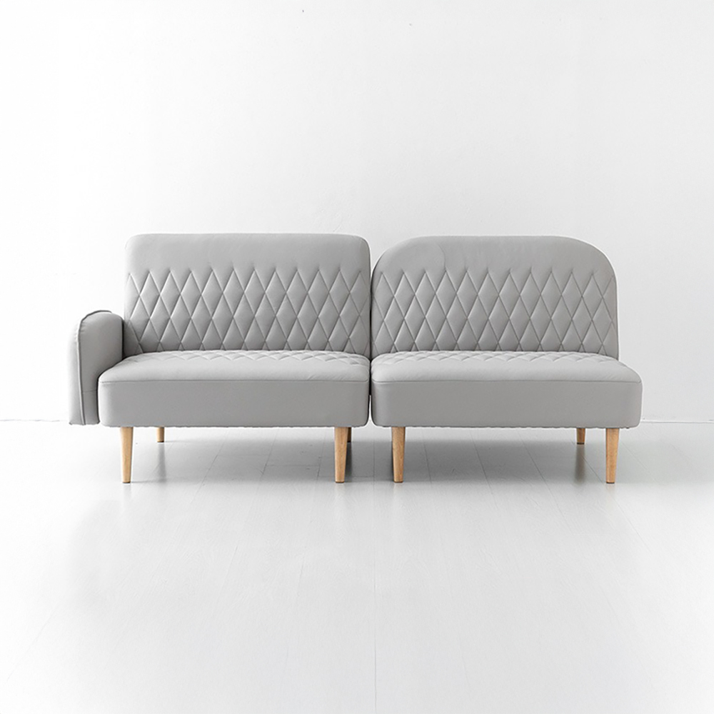 오띠모 3인 멀티 메모리폼 소파베드 독립형 BC430 라이트그레이 8656.1517