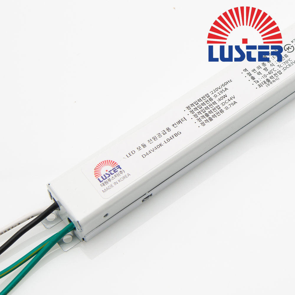 대원루스터 LED 안정기 조명기구용 컨버터 D44V40K-L04FBG 44V 0.79A 40W 2채널 정방향 - 메인 이미지