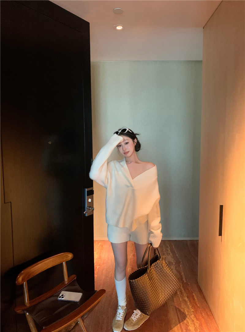 아비르엔 상큼 오렌지🎁 모던 니트 세트
