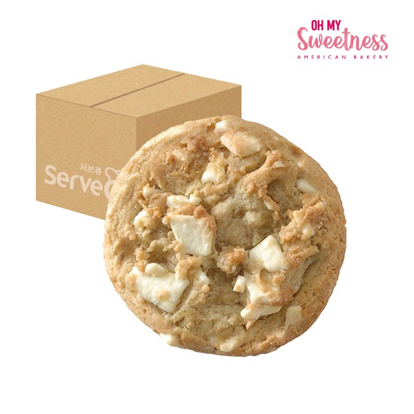 [업소용] 화이트 청크 딜라이트 쿠키 생지 50g 640개(4박스)