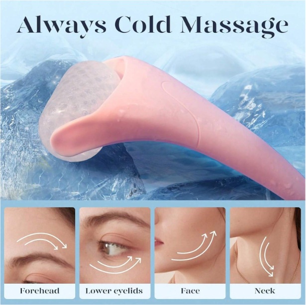 얼굴 붓기 빼는 아이스롤러 천역석 괄사마사지기 세트 - 상세 이미지 2