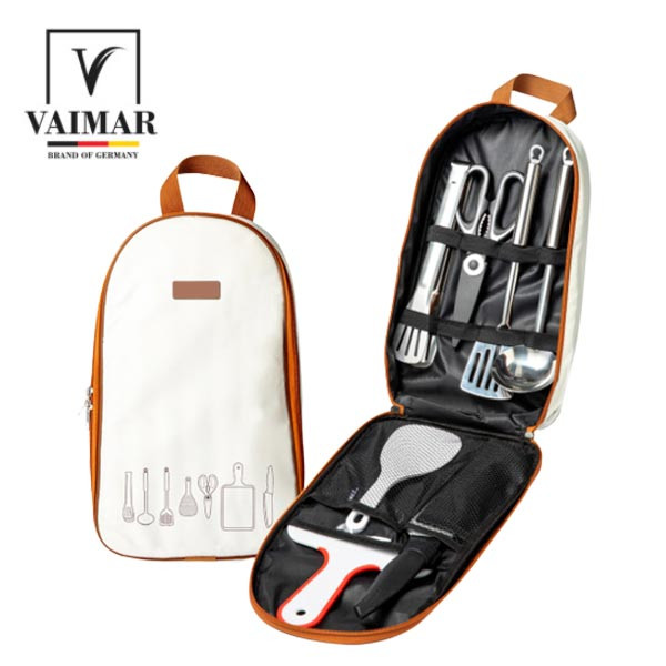 바이마르 스텐 코펠 세트 냄비 식기 그릇 후라이팬 12종(+전용가방)