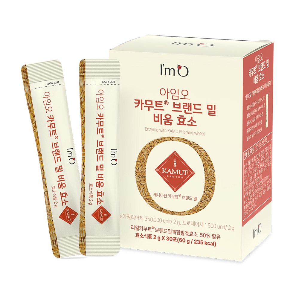 아임오 카무트 밀 비움 효소 곡물 효능 1박스 30포 - 상품 이미지