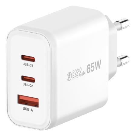 주식회사 하나아이엔티 아이히트코리아 USB A C타입 3포트 노트북 패드 휴대폰 PPS GAN 2세대 PD 65W 고속 충전기