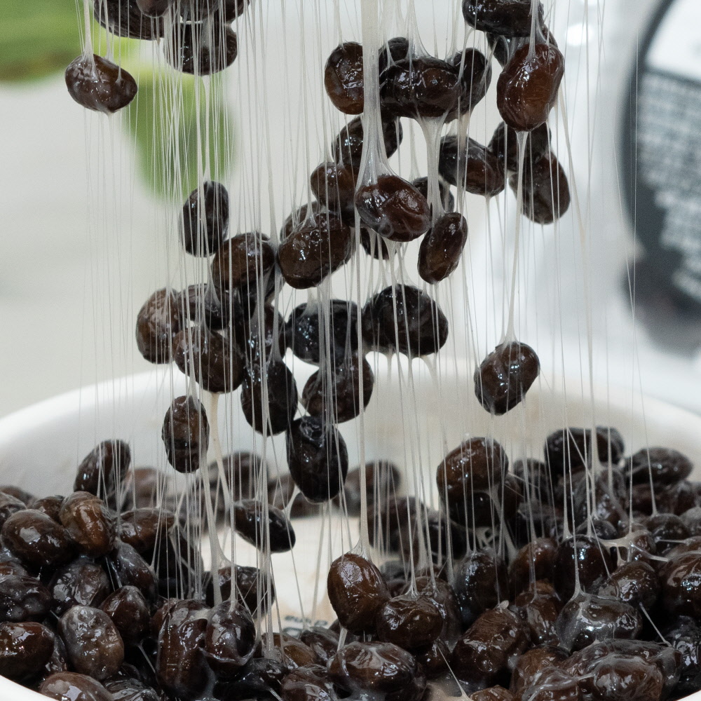 싸리재 발효콩 바로먹는 생청국장 쥐눈이콩 낫또 국산콩 생나또 55g, 15개