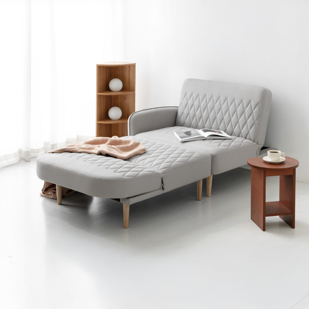 오띠모 3인 멀티 메모리폼 소파베드 독립형 BC430 라이트그레이 8656.1517