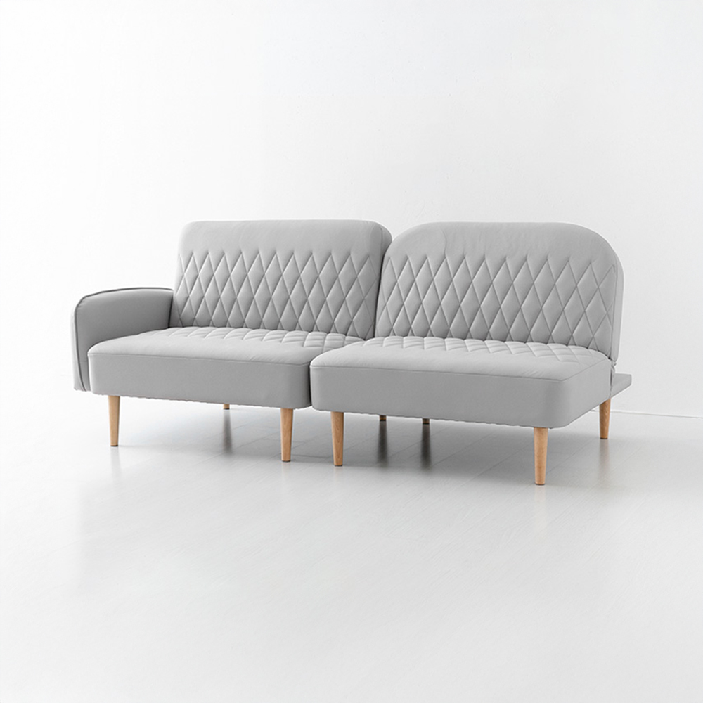 오띠모 3인 멀티 메모리폼 소파베드 독립형 BC430 라이트그레이 8656.1517