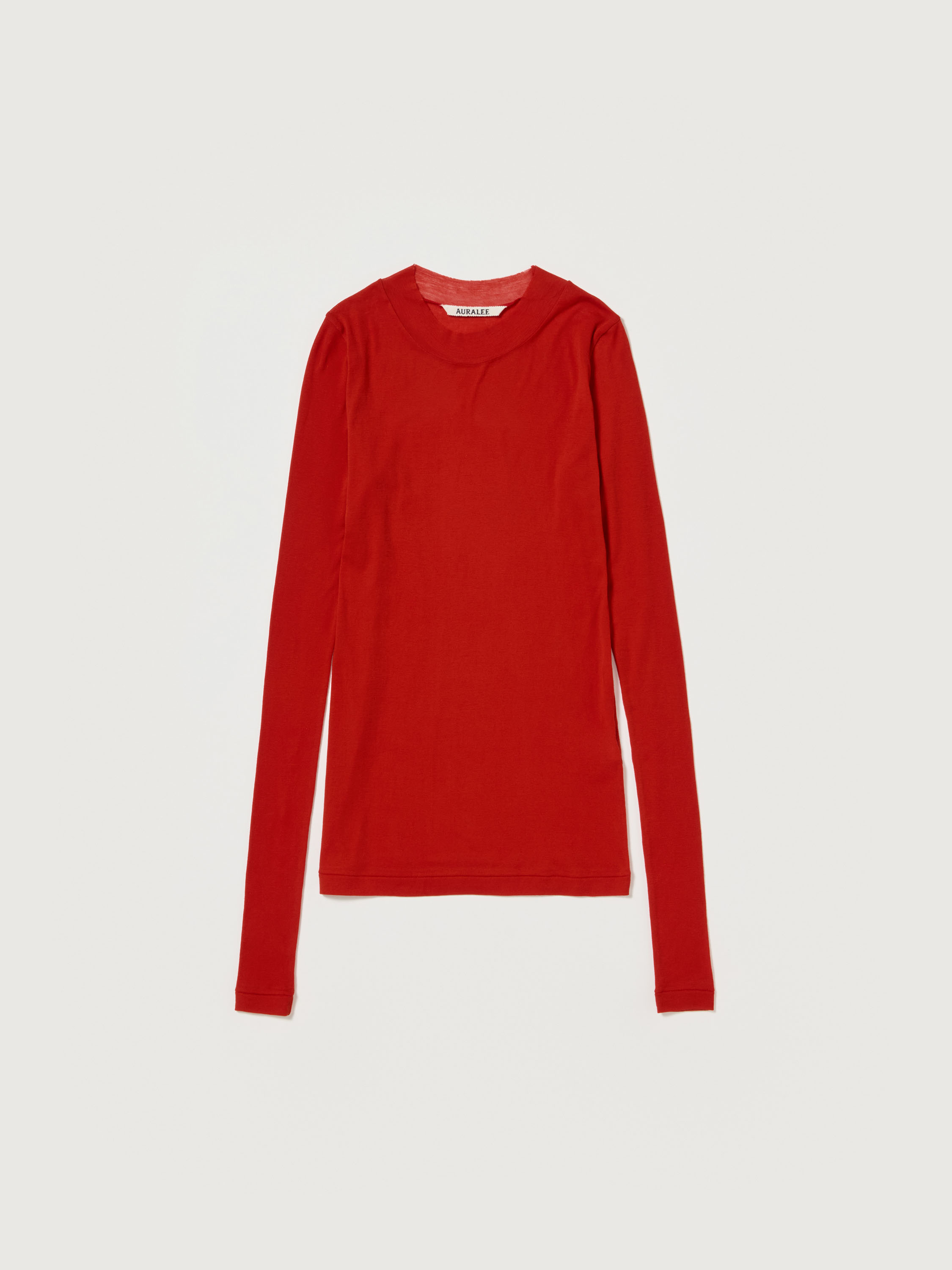 오라리 SUPER HIGH GAUGE SHEER RIB L/S TEE 여성 티셔츠 4컬러 - 상세 이미지 5