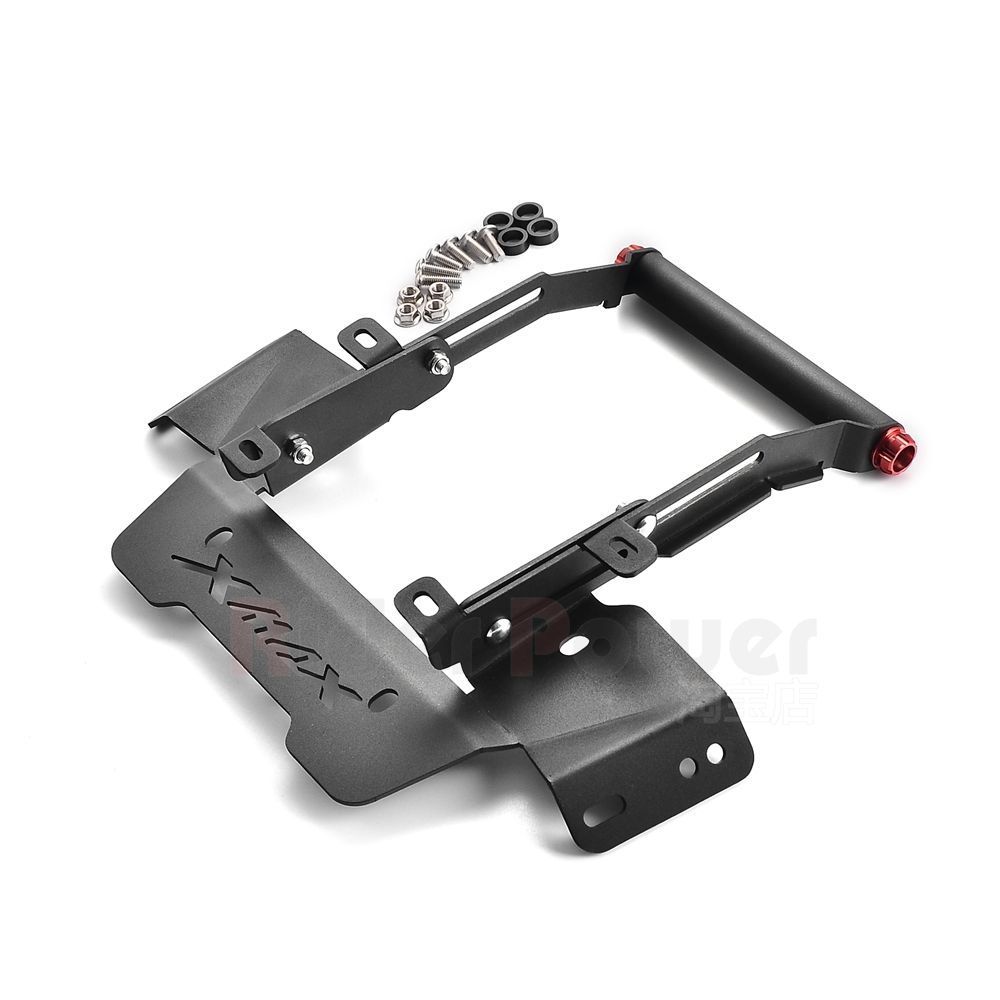 xmax미러킷 XMAX300 사이드미러 세트 윈드실드 거치대 엑스맥스 검은 색 - 상품 이미지