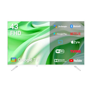큐빅스 109cm(43인치) FHD LED TV 화이트 구글 스마트티비 ... 개봉기 | 실사용 후기 - 상품 이미지 3