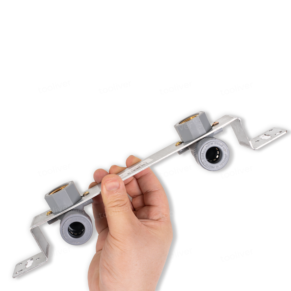 PB 수전구 2구 ㄷ자 150mm 슬리브 포함 15mm용 15A - 상세 이미지 2
