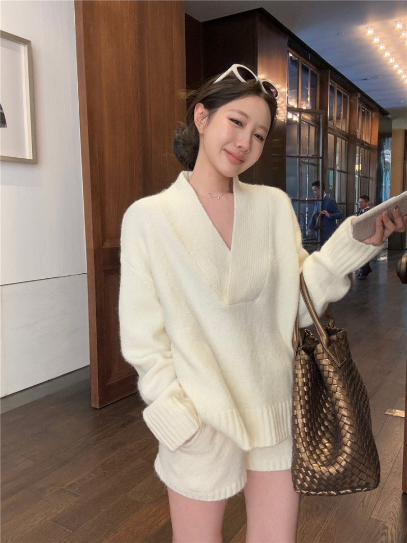 아비르엔 상큼 오렌지🎁 모던 니트 세트