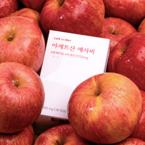 톡투허 유기농 애사비 3알약속 아세트산 750mg 90정 1박스 애플사이... 맛있게 먹은 솔직 후기 - 상품 이미지 4