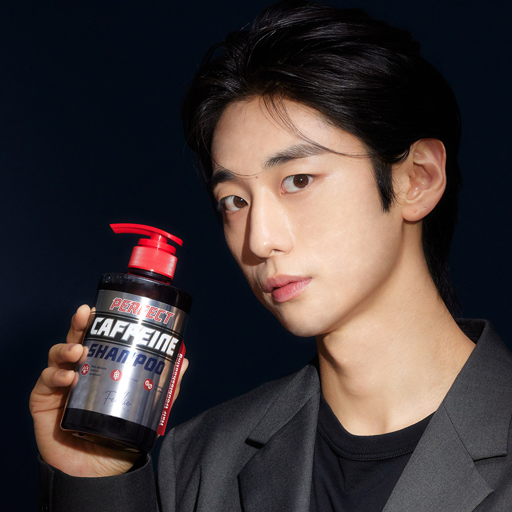 포엘리에 옴므 퍼펙트 맥주효모 카페인 탈모 샴푸 쿨멘톨, 500ml, 1개
