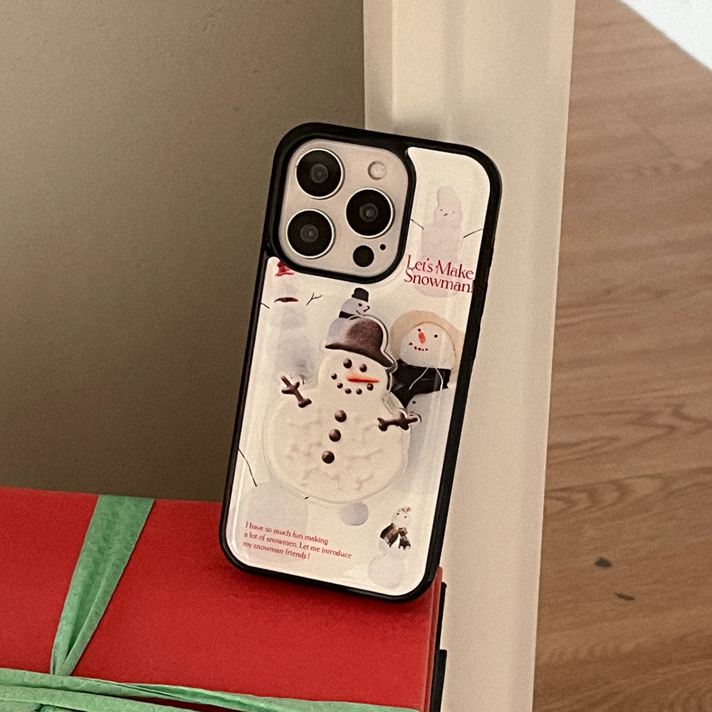 make snowman 아이폰 갤럭시 에폭시 범퍼 케이스 - 상세 이미지 4