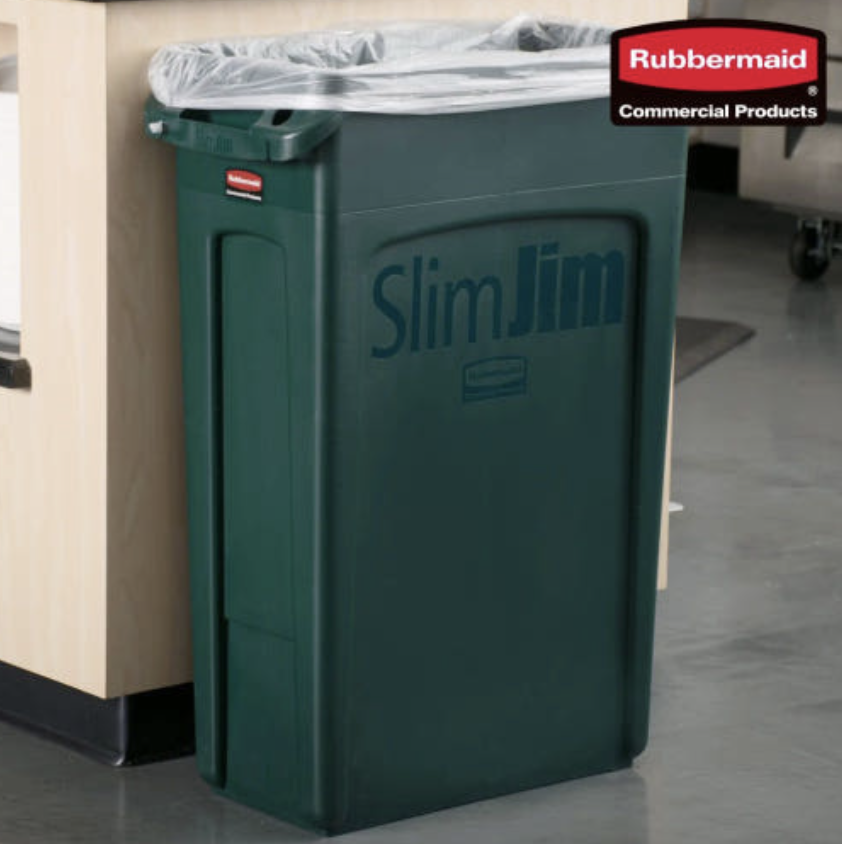 러버메이드 슬림짐 쓰레기통 60L 87L 대용량휴지통 사무실 카페 매장 - 상세 이미지 3