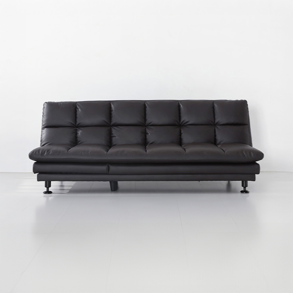 앰보 3인 멀티 소파베드 카우치형 소가죽