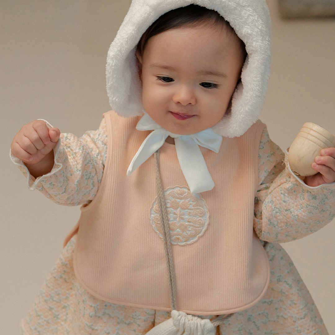 아기한복 여아 백일 돌잔치 명절 새론 바디슈트 - 상세 이미지 4