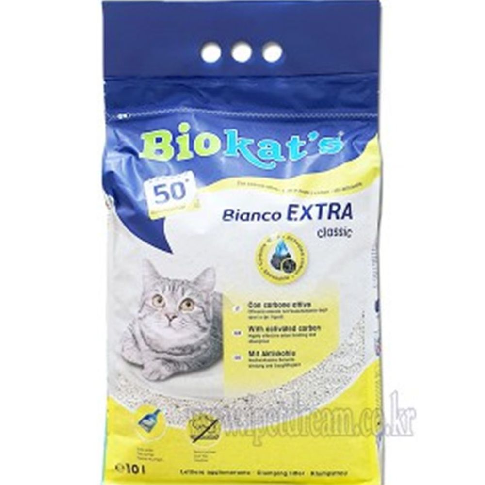 비앙코 엑스트라 모래 화이트 클레이 고양이 배변 모래 10L : 알뜰 추천 창고