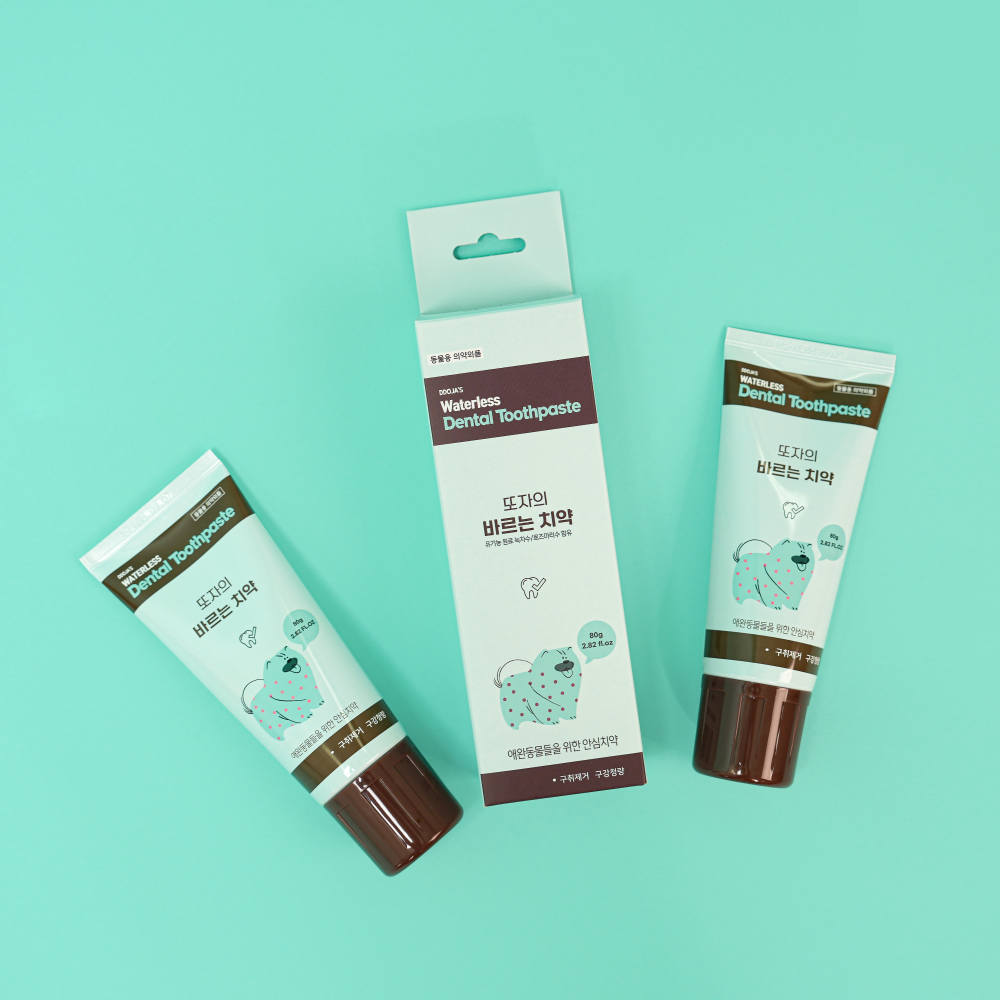1+1 또자 바르는 애견치약 강아지 치석관리 댕댕이 입냄새 구취 제거 80g, 1개 이미지 2