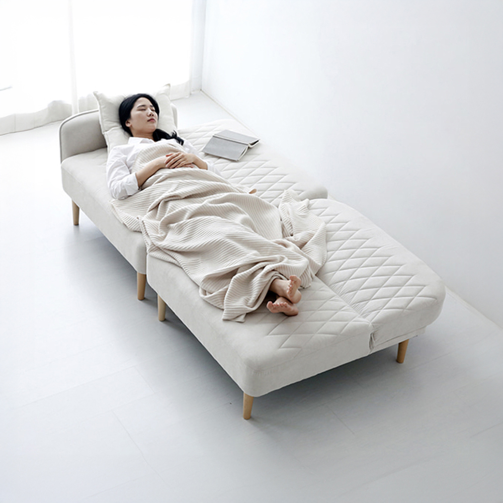 니스코 3인 멀티 메모리폼 소파베드 독립형 BC430 베이지 9751.3537