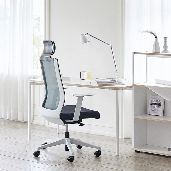 듀오백 스퀘어 DQ-HJ-CW 메쉬 사무용 컴퓨터 책상 의자 - 상세 이미지 3