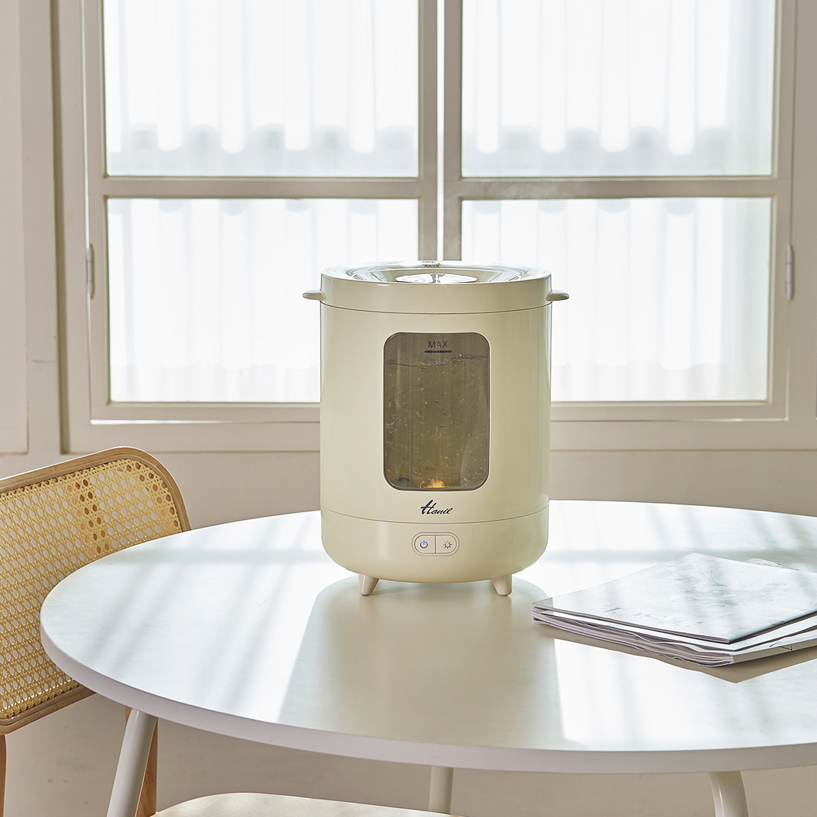 25년형 신제품 한일 이지필 물멍 3L 대용량 가열식 유리가습기