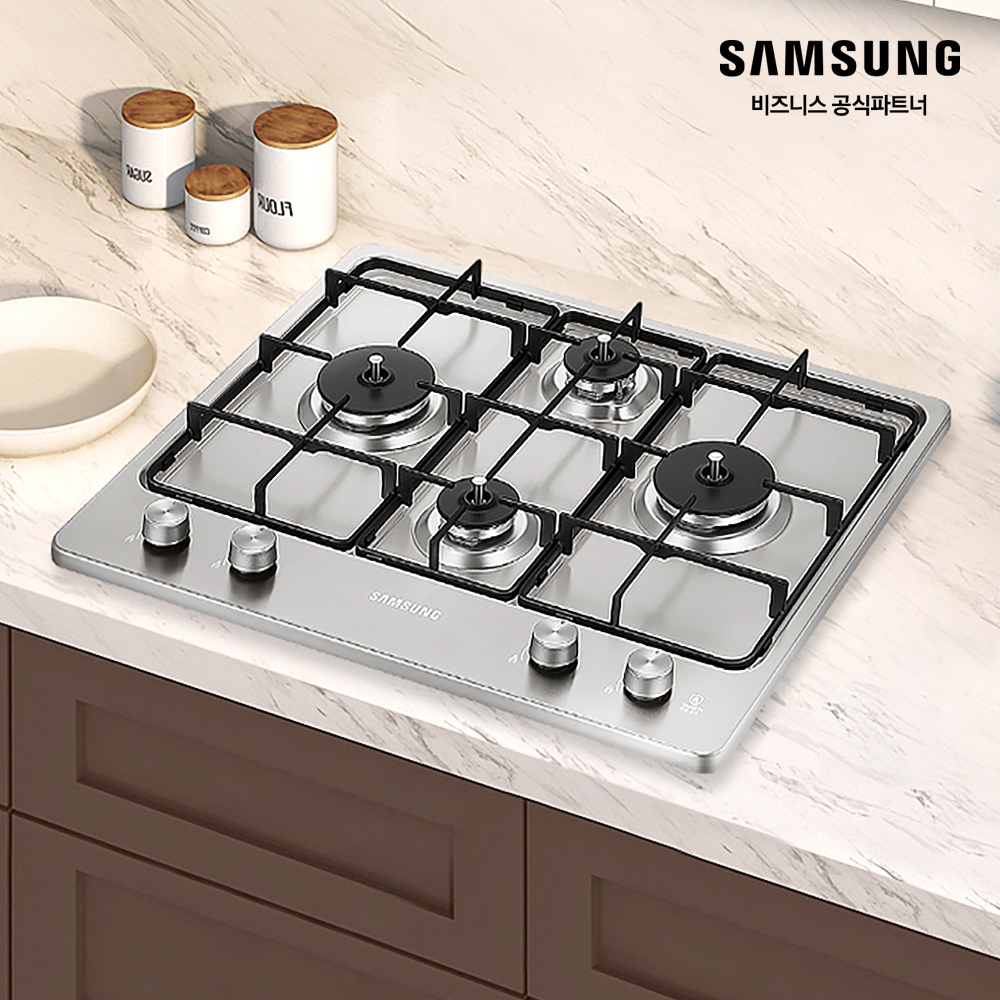 삼성 가스레인지 4구 쿡탑 레인지 빌트인  NA64K7140NS 스테인레스 가스렌지 [소상공인제품]