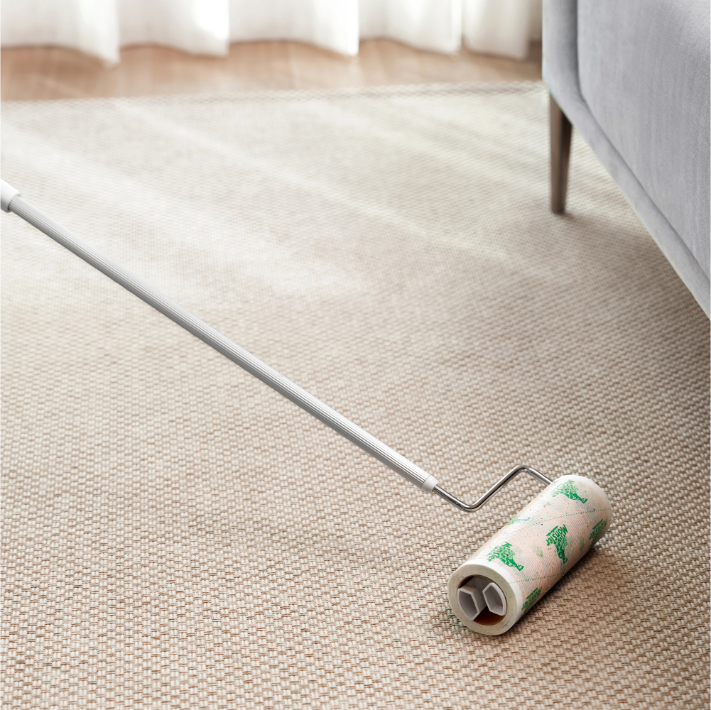 몬스터 겔 테이프클리너 돌돌이 밀대 옷먼지 머리카락 제거 바닥클리너 핸들+거치대+리필2P 세트