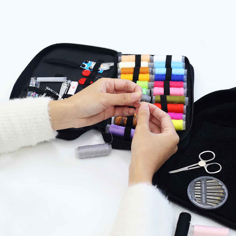 스토리빙 반짇고리함 세트 98P/바느질 바늘실