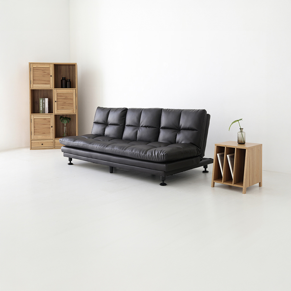 앰보 3인 멀티 소파베드 테이블형 블랙브라운 6987.4098