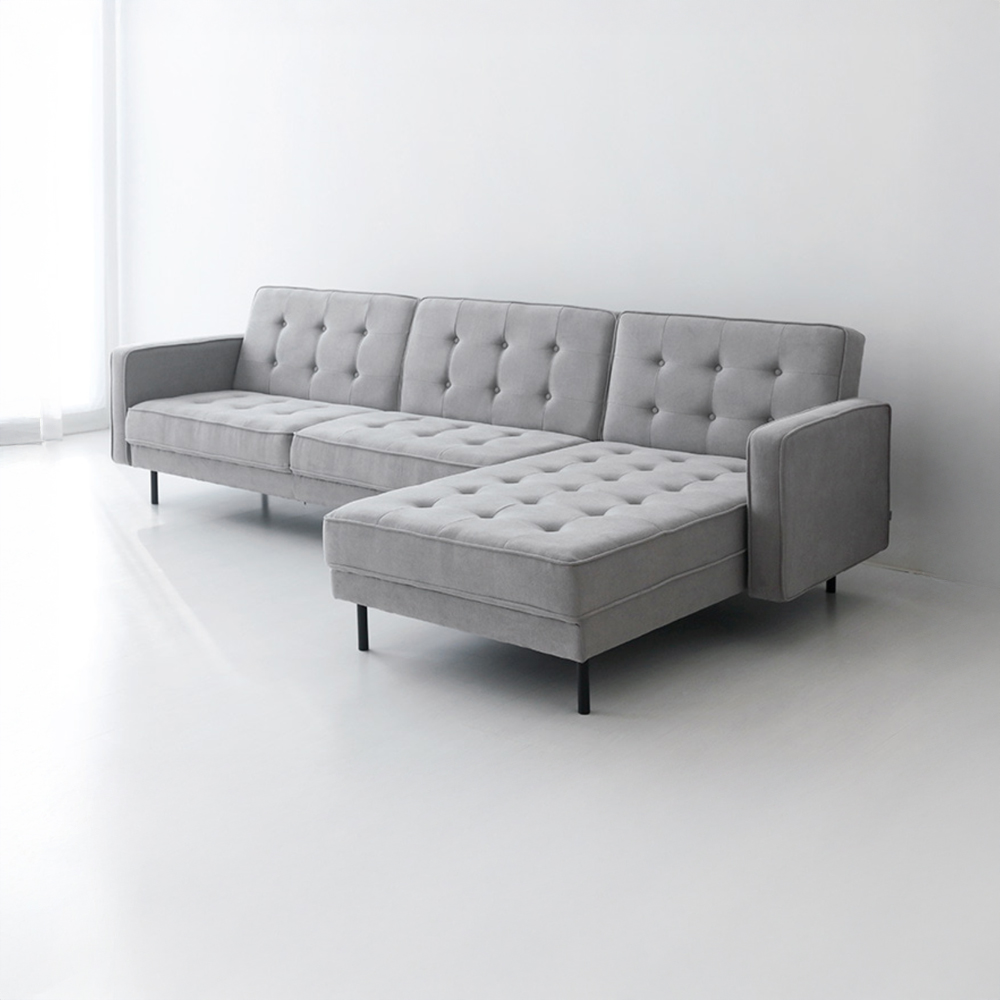 니스코 패브릭 소파 3인 카우치형 BC453